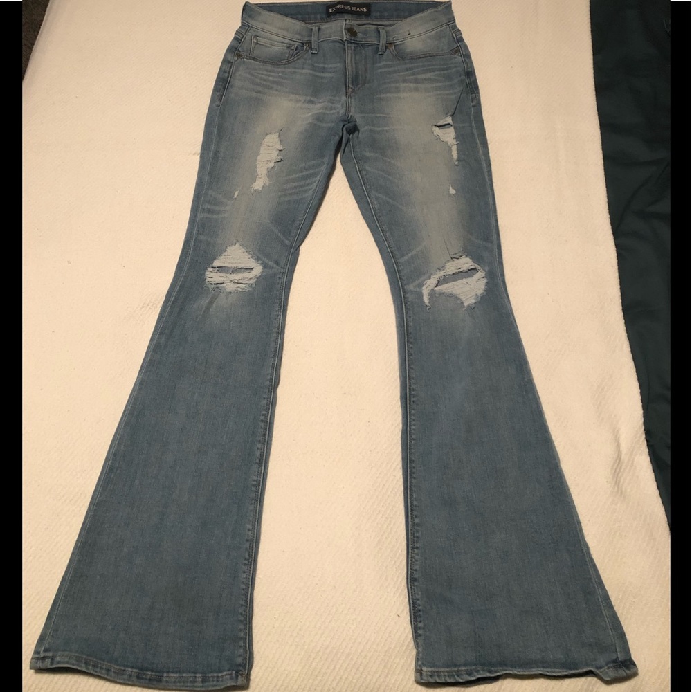 Slim flare jeans